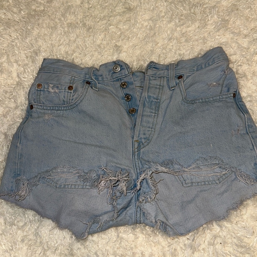 Levi 501 denim shorts